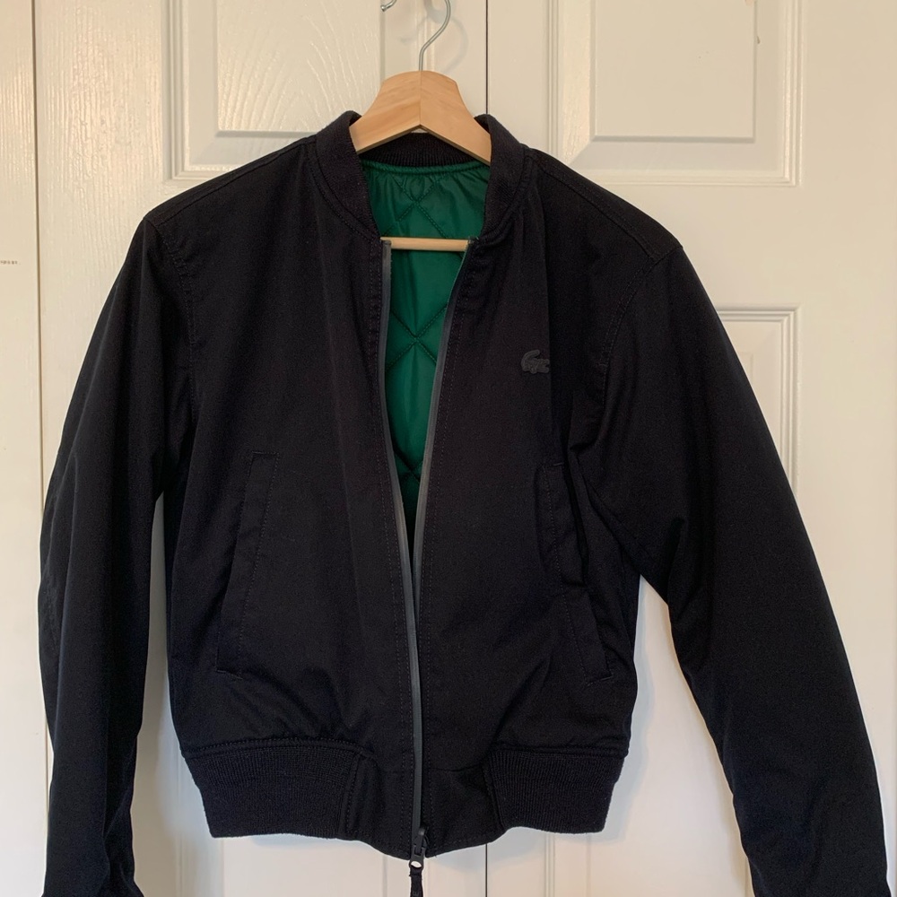 Lacoste Dark Jacket with White Label